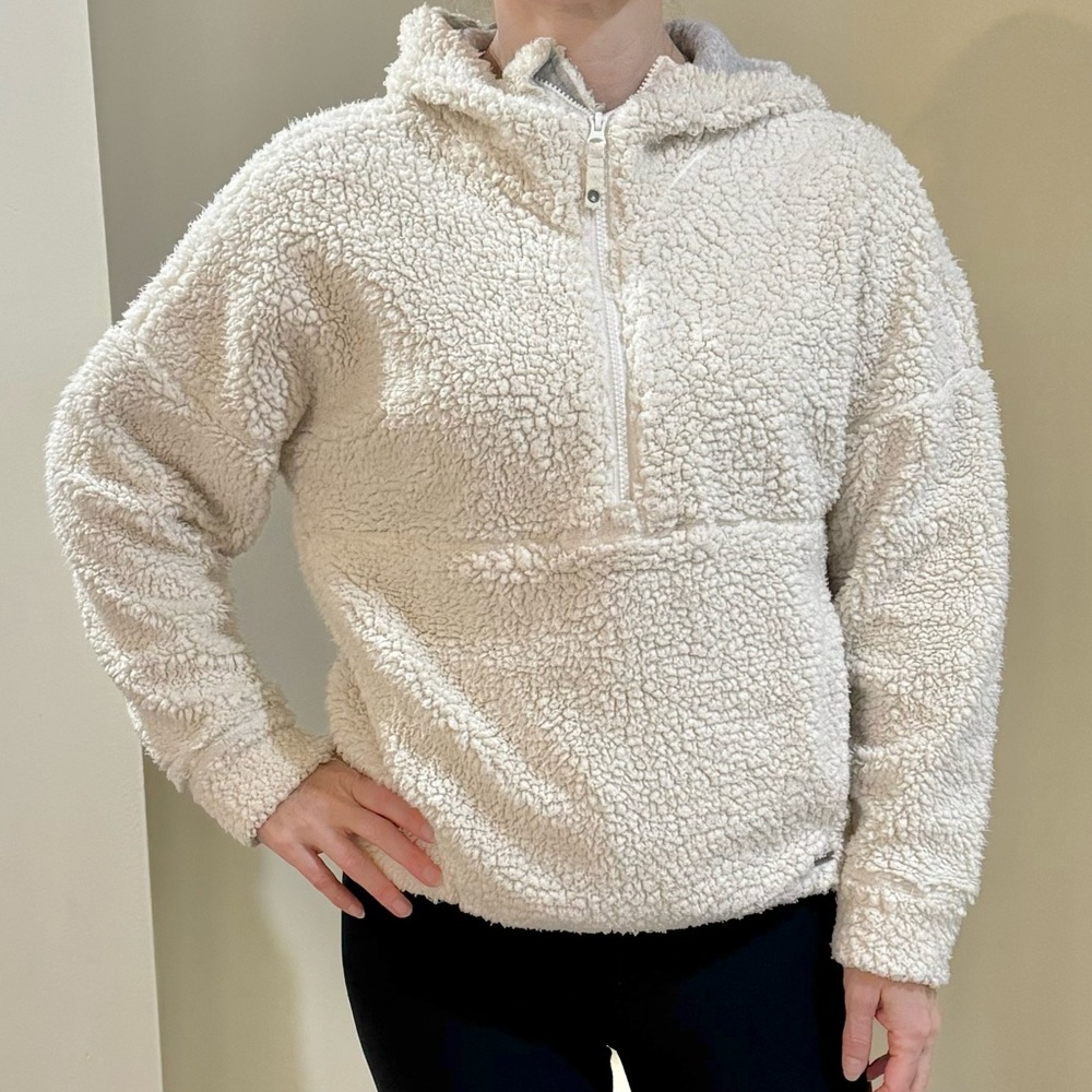 White Prana Polar Fleece